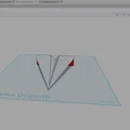Kẹp đánh dấu trang sách hình máy bay giấy (Paper Plane Bookmark) - Thumbnail 2