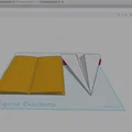 Kẹp đánh dấu trang sách hình máy bay giấy (Paper Plane Bookmark) - Thumbnail 4