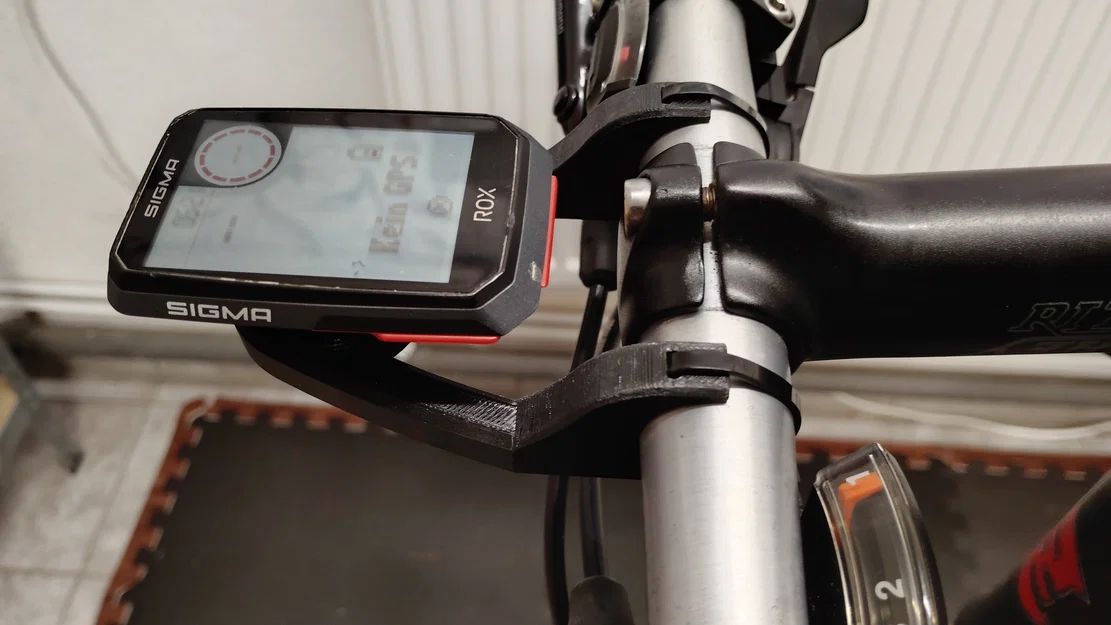 Ngàm aero Sigma ROX GPS 4.0 / Garmin cho ghi-đông 31.8 & 25.4mm - Image 1