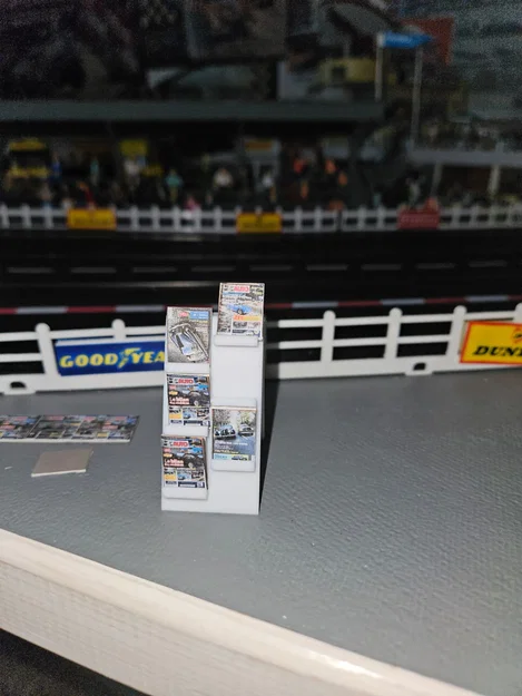 Kệ trưng bày tạp chí mô hình 1/32 - Phụ kiện sa bàn siêu nét - Image 1