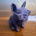 Mô hình chú chó Bull Pháp đeo kính đáng yêu để in 3D - Thumbnail 3