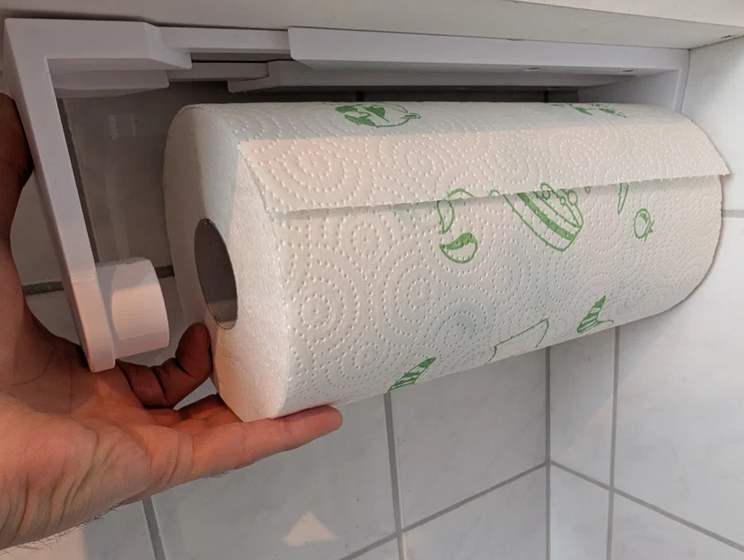 Giá treo khăn giấy thông minh 3D (PaperTowel Holder v2) - Image 2