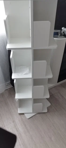 Tấm Trang Trí 3D Nghệ Thuật Cho Kệ Sách Xoay - Image 1