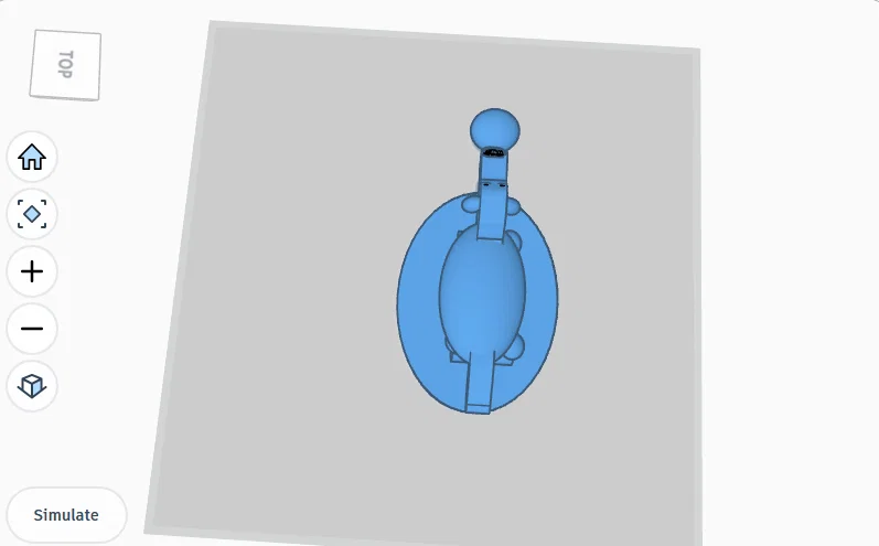 Mô hình chú chó 3D dễ thương thiết kế từ Tinkercad - Image 1