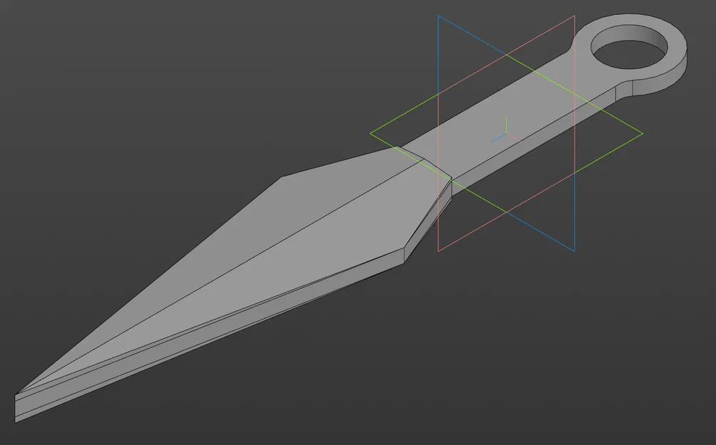 Mô hình dao Ninja Kunai Kitsune - Phụ kiện đạo cụ cosplay 3D - Image 1