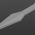 Mô hình dao Ninja Kunai Kitsune - Phụ kiện đạo cụ cosplay 3D - Thumbnail 1