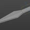 Mô hình dao Ninja Kunai Kitsune - Phụ kiện đạo cụ cosplay 3D - Thumbnail 3