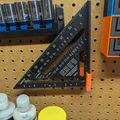Giá treo Speed Square sát tường cho Pegboard (Flush Speed Square Holder Pegboard) - Thumbnail 1