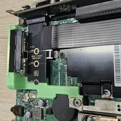 Bộ vỏ NAS in 3D cho Lenovo M90q tích hợp 7 khay Dell hotswap
