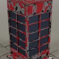 Mô hình bốt điện thoại 3D cổ điển - Hiệu ứng sơn bong tróc độc đáo - Thumbnail 4