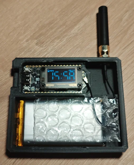 Vỏ bảo vệ Heltec V3/V4 tích hợp khay pin 3000mAh thiết kế tối ưu - Image 4