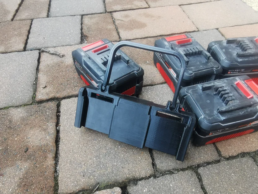 Giá treo pin Einhell cho 4 pin 18V PXC, PXC+ - Image 3