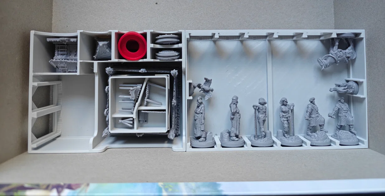 Khay 3D Organizer cho Robinson Crusoe: Collectors Edition (Gamefound) - Image 1