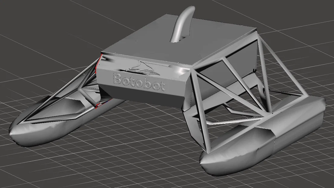 Mô hình robot nước Botobot - Thiết kế 3D công nghệ bền vững - Image 1