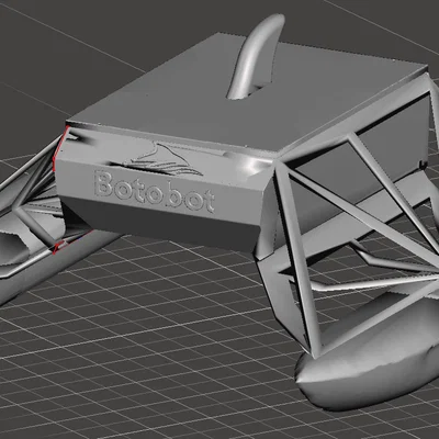 Mô hình robot nước Botobot - Thiết kế 3D công nghệ bền vững