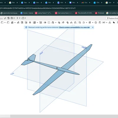 Mô hình máy bay lượn Print in Place đơn giản cho người mới