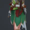 Mô hình 3D nữ cung thủ Elf tinh xảo (Elvin mit bogen) - Thumbnail 1