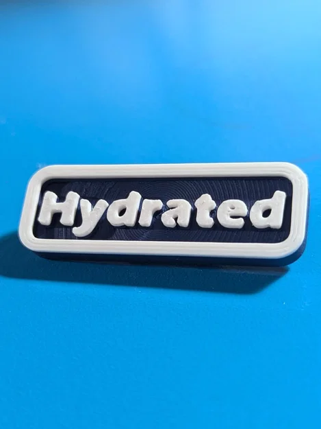 Huy Hiệu “Hydrated” (Hydrated Badge) - Image 1