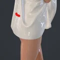 Mô hình 3D nhân vật nữ quấn khăn tắm cực chi tiết - Thumbnail 3
