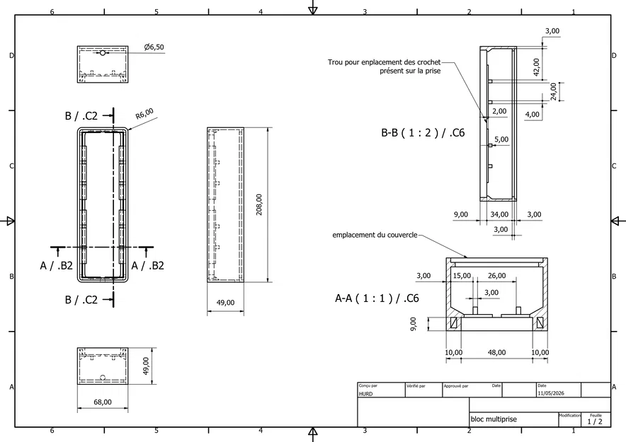 Bloc multiprise (ổ cắm từ UPS Eaton 3S 700) - Image 3