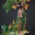 Mô hình 3D Adam và Eva dưới gốc cây trang trí nghệ thuật - Thumbnail 2