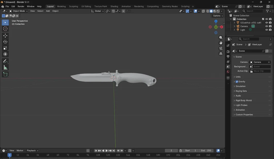 Dao Tactical Đơn Giản - Lưỡi Utility Tối Giản - Image 1