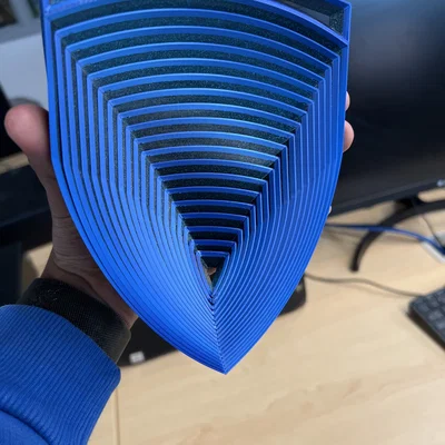 Fidget Print-In-Place dạng telescoping logo Ferrari