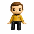 Mô hình Captain Kirk trang trí màn hình - Quà tặng cho Fan Star Trek - Thumbnail 1