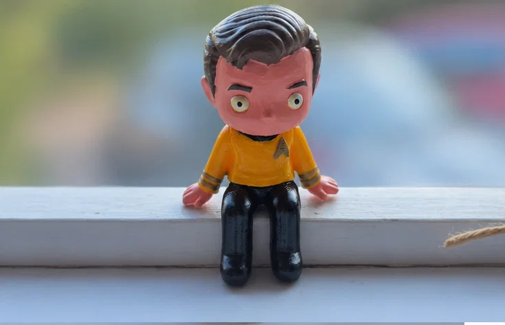 Mô hình Captain Kirk trang trí màn hình - Quà tặng cho Fan Star Trek - Image 2