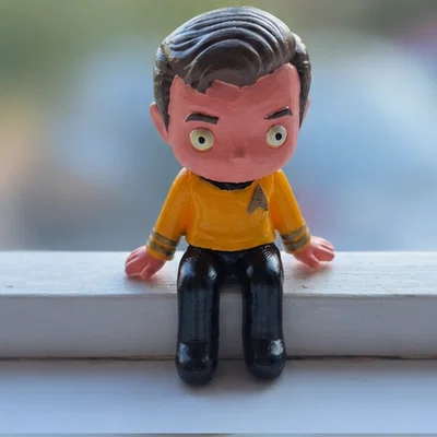 Mô hình Captain Kirk trang trí màn hình - Quà tặng cho Fan Star Trek