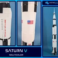 SATURN V MULTICOLOR – Tên lửa Saturn V phiên bản nhiều màu - Thumbnail 1