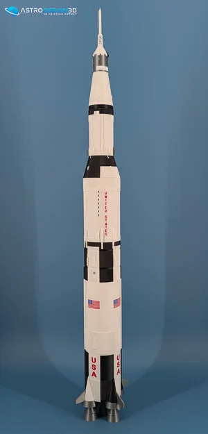 SATURN V MULTICOLOR – Tên lửa Saturn V phiên bản nhiều màu - Image 2