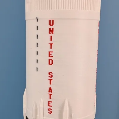 SATURN V MULTICOLOR – Tên lửa Saturn V phiên bản nhiều màu