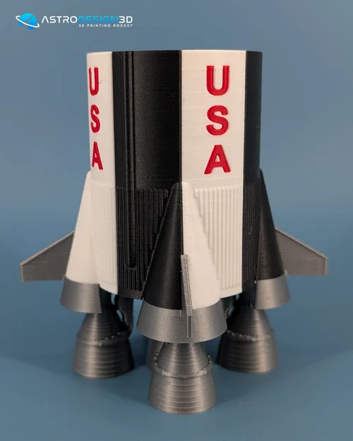 SATURN V MULTICOLOR – Tên lửa Saturn V phiên bản nhiều màu - Image 10
