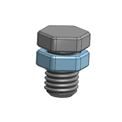Mô hình bu lông ốc vít M18x25 in 3D chất lượng cao
