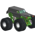 Xe Quái Vật 1:24 Grave Digger - Thumbnail 1
