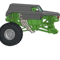 Xe Quái Vật 1:24 Grave Digger - Thumbnail 2