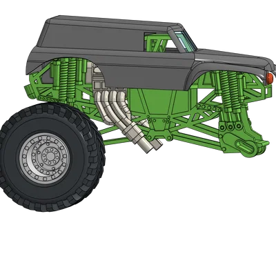 Xe Quái Vật 1:24 Grave Digger