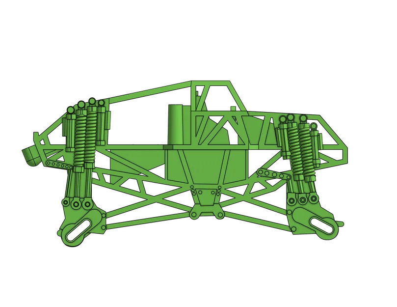 Xe Quái Vật 1:24 Grave Digger - Image 5
