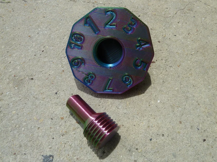 Xúc xắc 10 mặt Top Die 1-10 in 3D độc đáo - Image 3