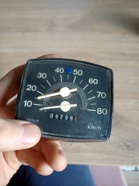 Kim đồng hồ tốc độ cho xe Vespa 50 Special và Elestart (In 3D) - Image 1