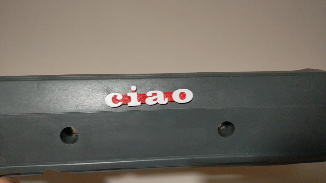 Logo trang trí Piaggio Ciao PX in 3D (Badge hông xe) - Image 1