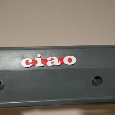 Logo trang trí Piaggio Ciao PX in 3D (Badge hông xe)