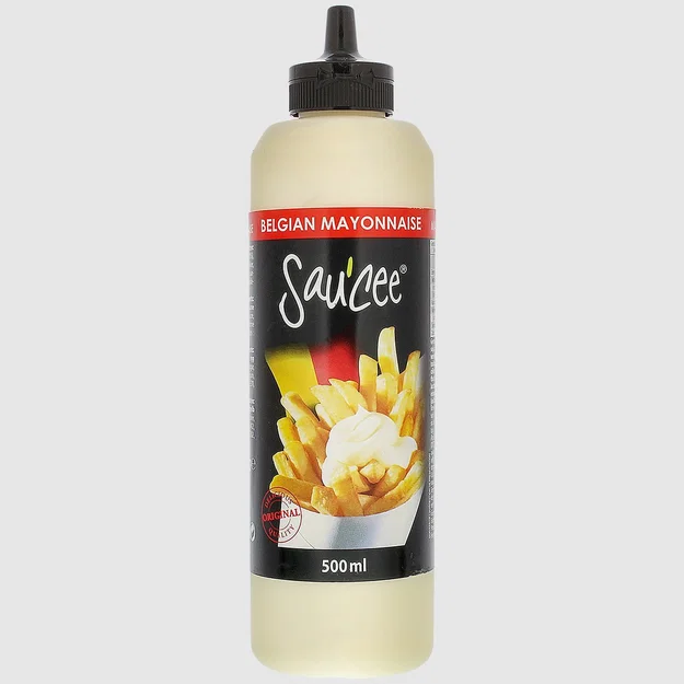 Đế giữ chai sốt Mayonnaise 500ml in 3D giúp lấy sốt dễ dàng - Image 2