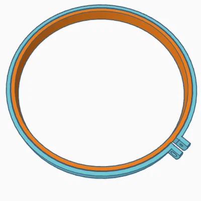 Khung thêu 140mm - Tự in phụ kiện thêu thùa cực tiện lợi