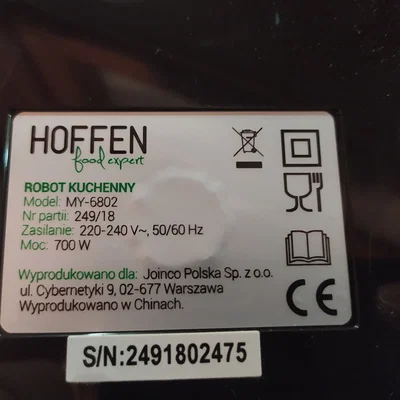 Núm vặn thay thế cho máy trộn thực phẩm Hoffen MY-6802
