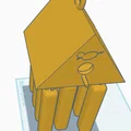 Mô hình 3D Chuông gió hình nhà chim độc đáo cho khu vườn - Thumbnail 1