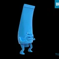 Mô hình 3D nhân vật ống kem TUBE hài hước trang trí bàn làm việc - Thumbnail 3