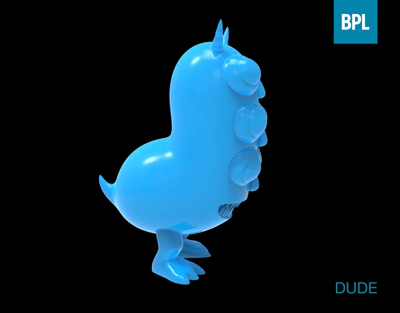 Mô hình DUDE 3D - Tượng trang trí bàn làm việc độc đáo - Image 2