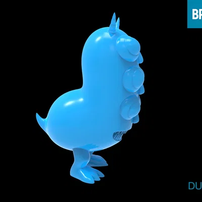 Mô hình DUDE 3D - Tượng trang trí bàn làm việc độc đáo